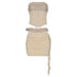 Lace-up tube top leather hollow-out wrist hanging package hip skirt suit